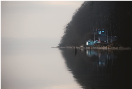  Stilhed ved Ulbæk. Fotografi fra bogen af Mads Hansen