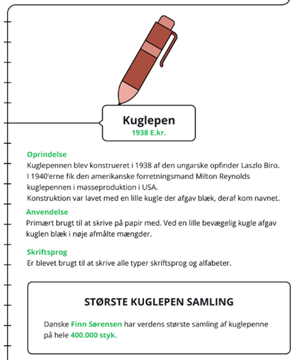 Skriveredskabernes historiske